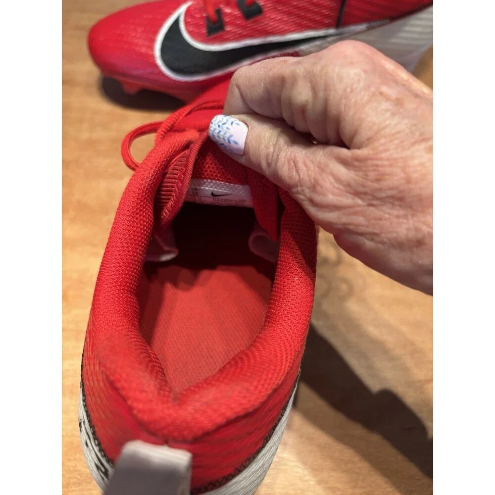 Nike Vapor Edge Speed 360 2 University Red Black White DA5455-600 Men Size 13 US